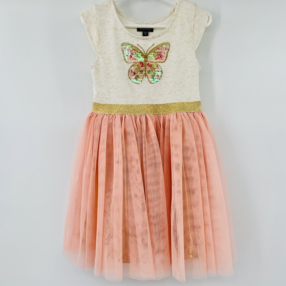 Zunie girls pink tulle tutu butterfly dress 5